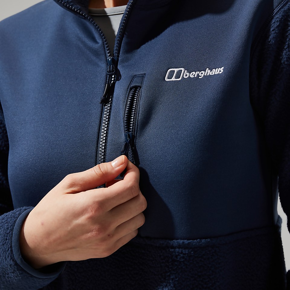 Fadley Half Zip Fleece für Damen - Dunkelblau
