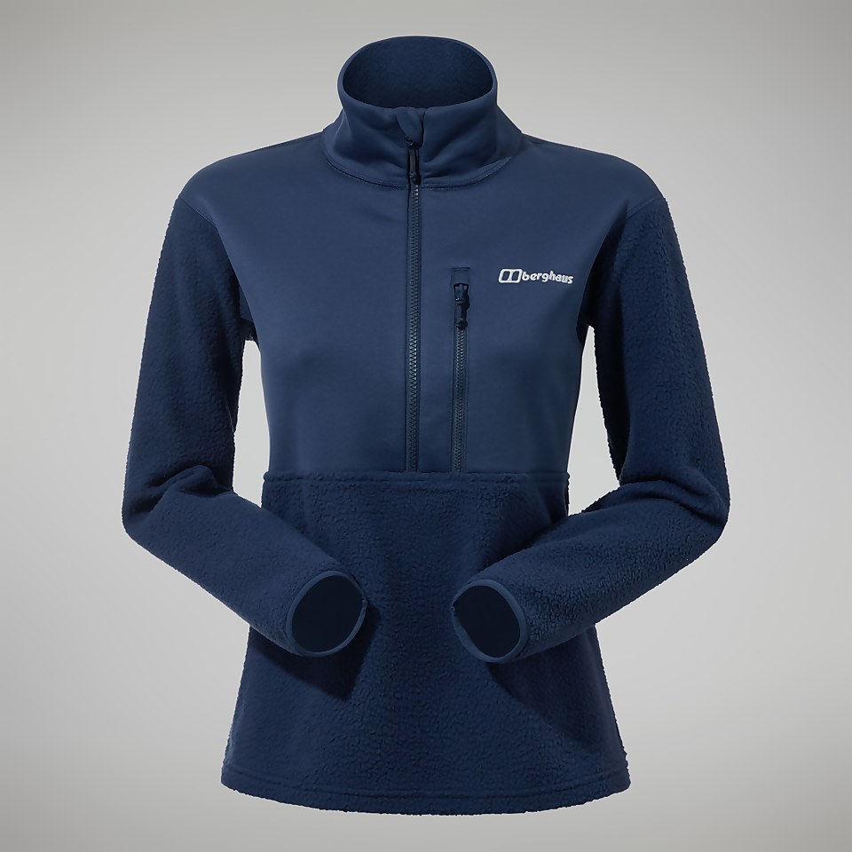 Fadley Half Zip Fleece für Damen - Dunkelblau