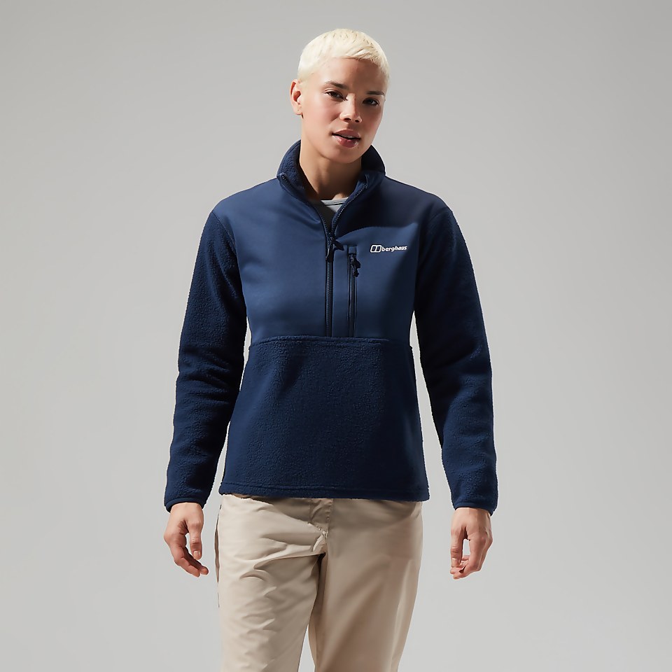 Fadley Half Zip Fleece für Damen - Dunkelblau