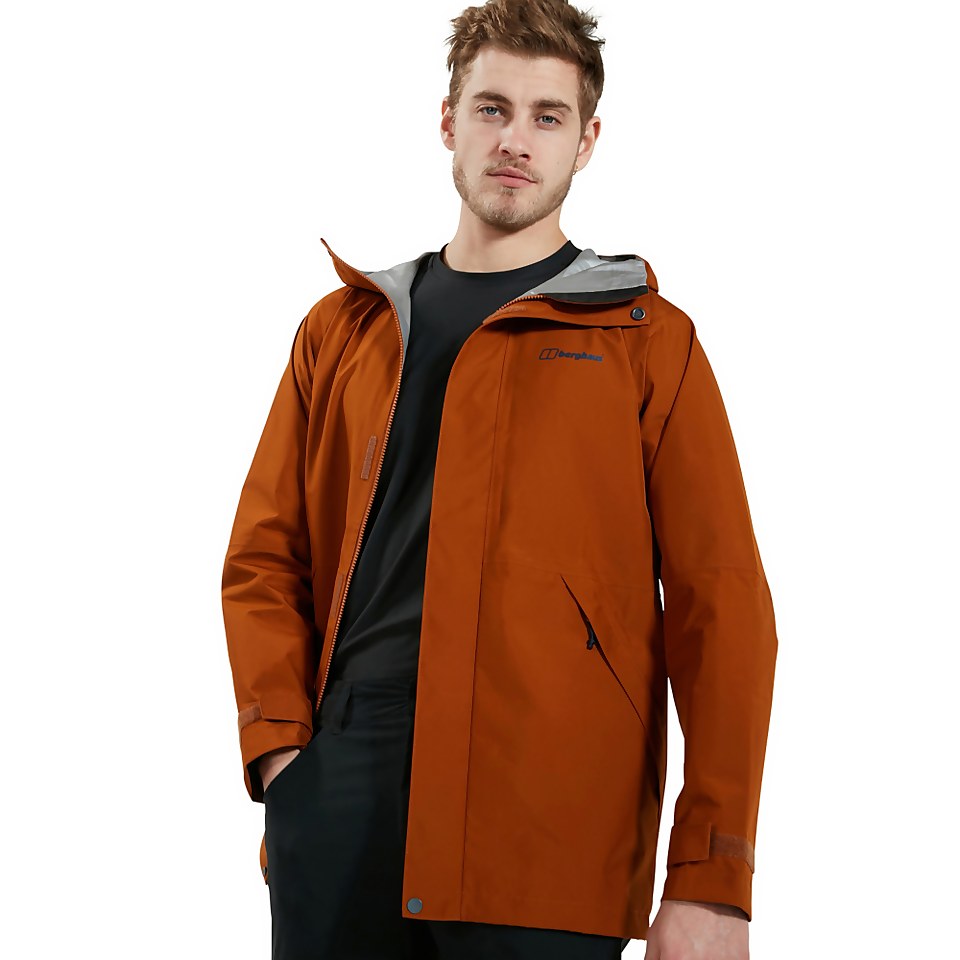 Men's Charn Waterproof Jacket - Brown