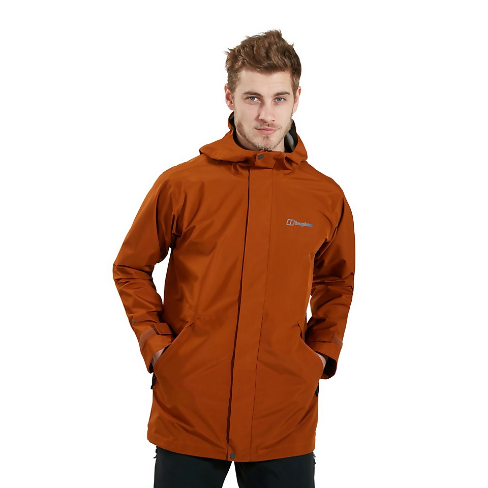 Men's Charn Waterproof Jacket - Brown