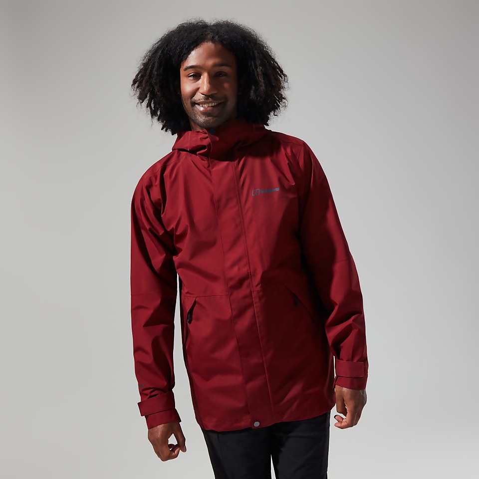 Men's Charn Shell Jacket - Dark Red