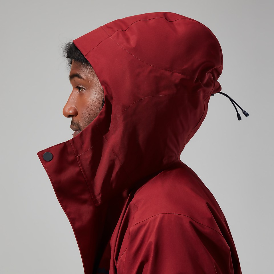 Men's Charn Shell Jacket - Dark Red