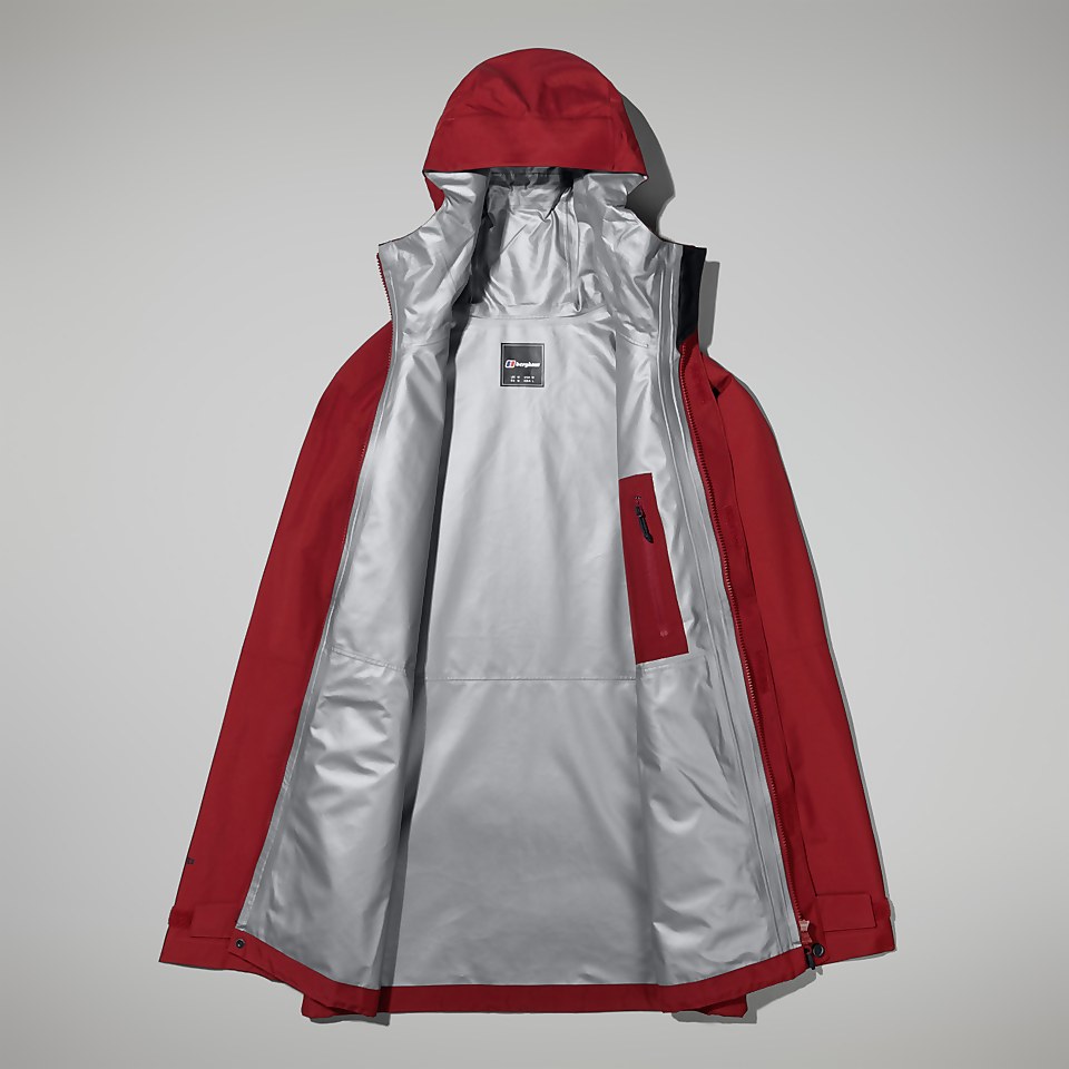 Men's Charn Shell Jacket - Dark Red