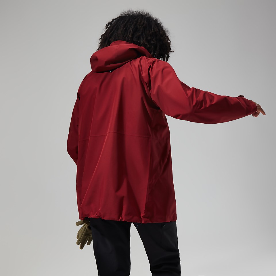 Men's Charn Shell Jacket - Dark Red