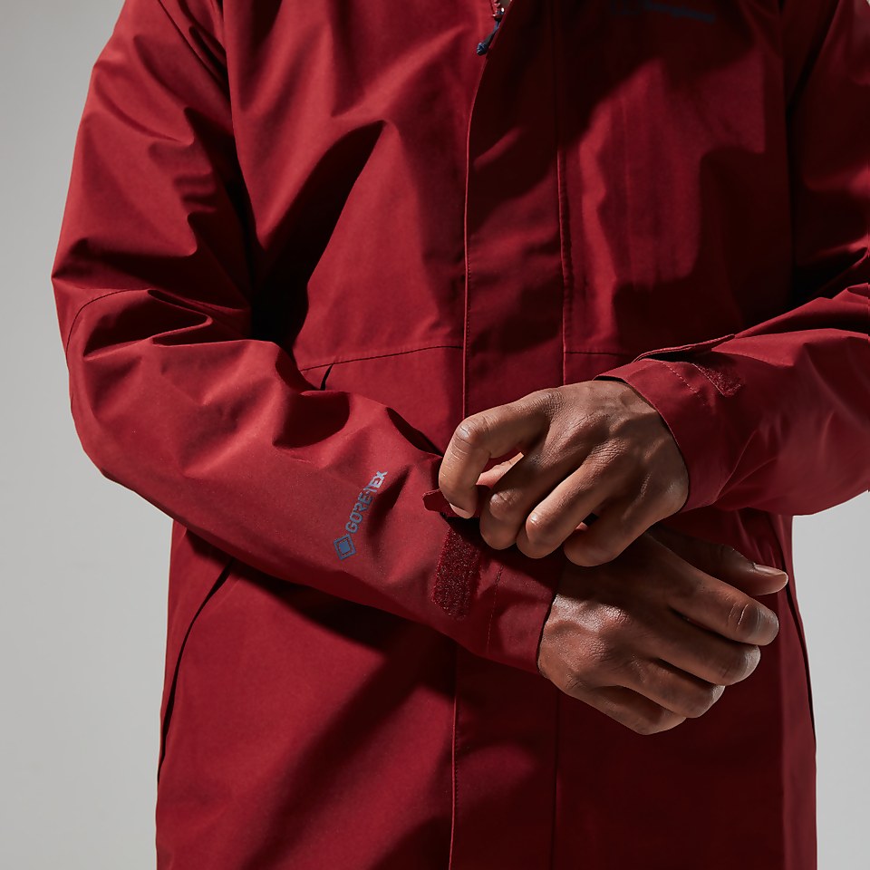 Men's Charn Shell Jacket - Dark Red
