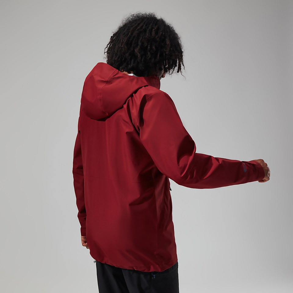 Men's Charn Shell Jacket - Dark Red