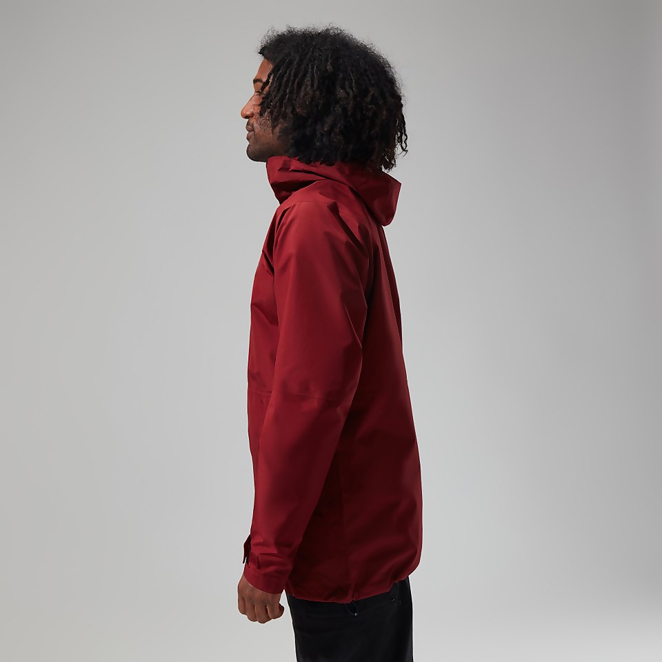 Men's Charn Shell Jacket - Dark Red