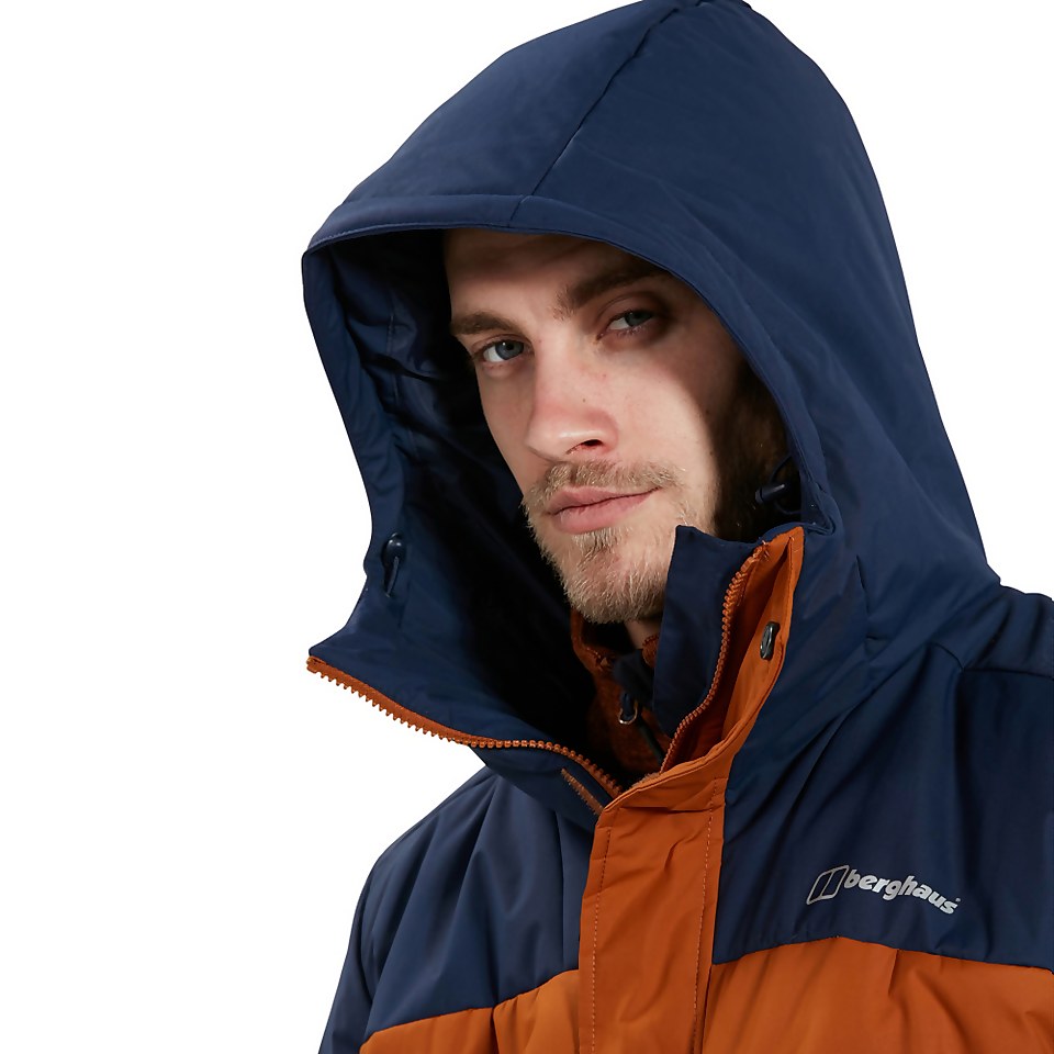Men's Pole 21 Insulated Jacket - Brown / Blue