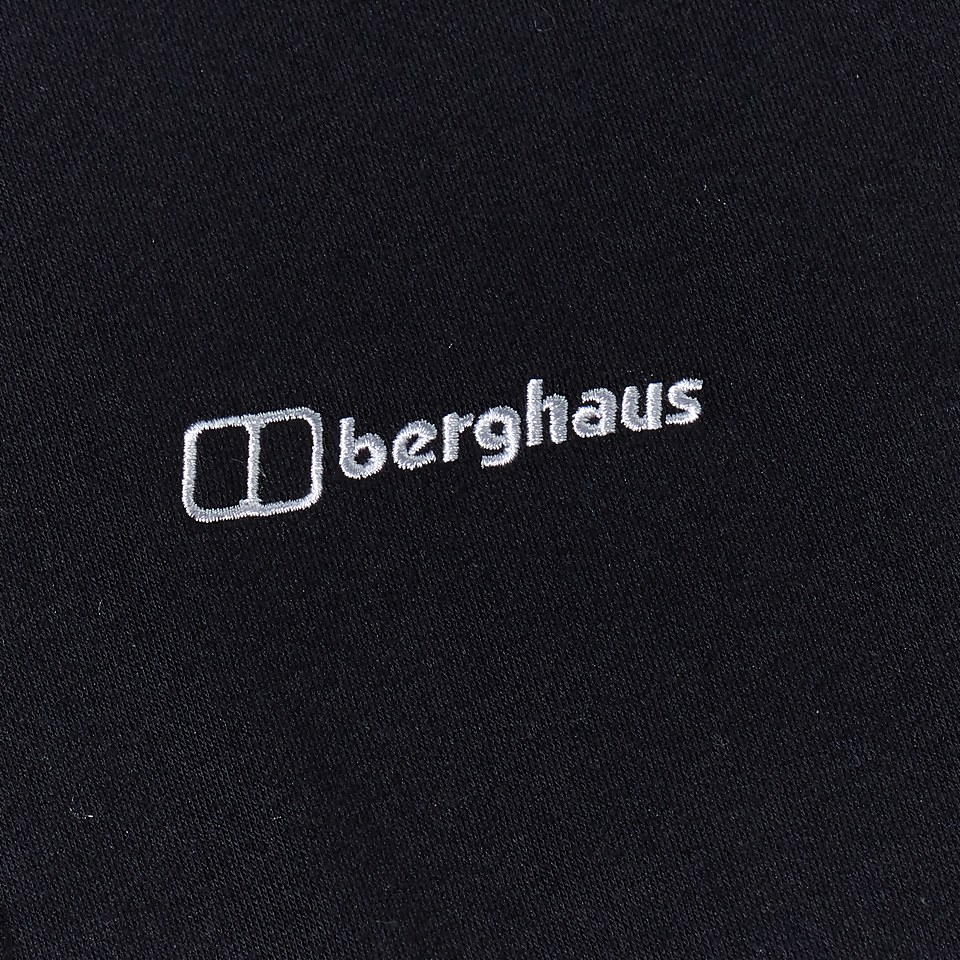 Men's Logo Full Zip Hoody Black