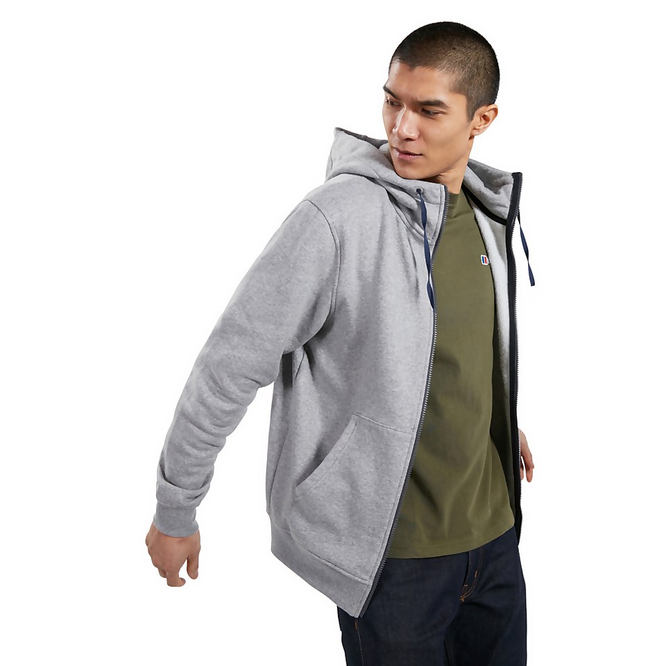 Men's Logo Fleece Jacket Grey