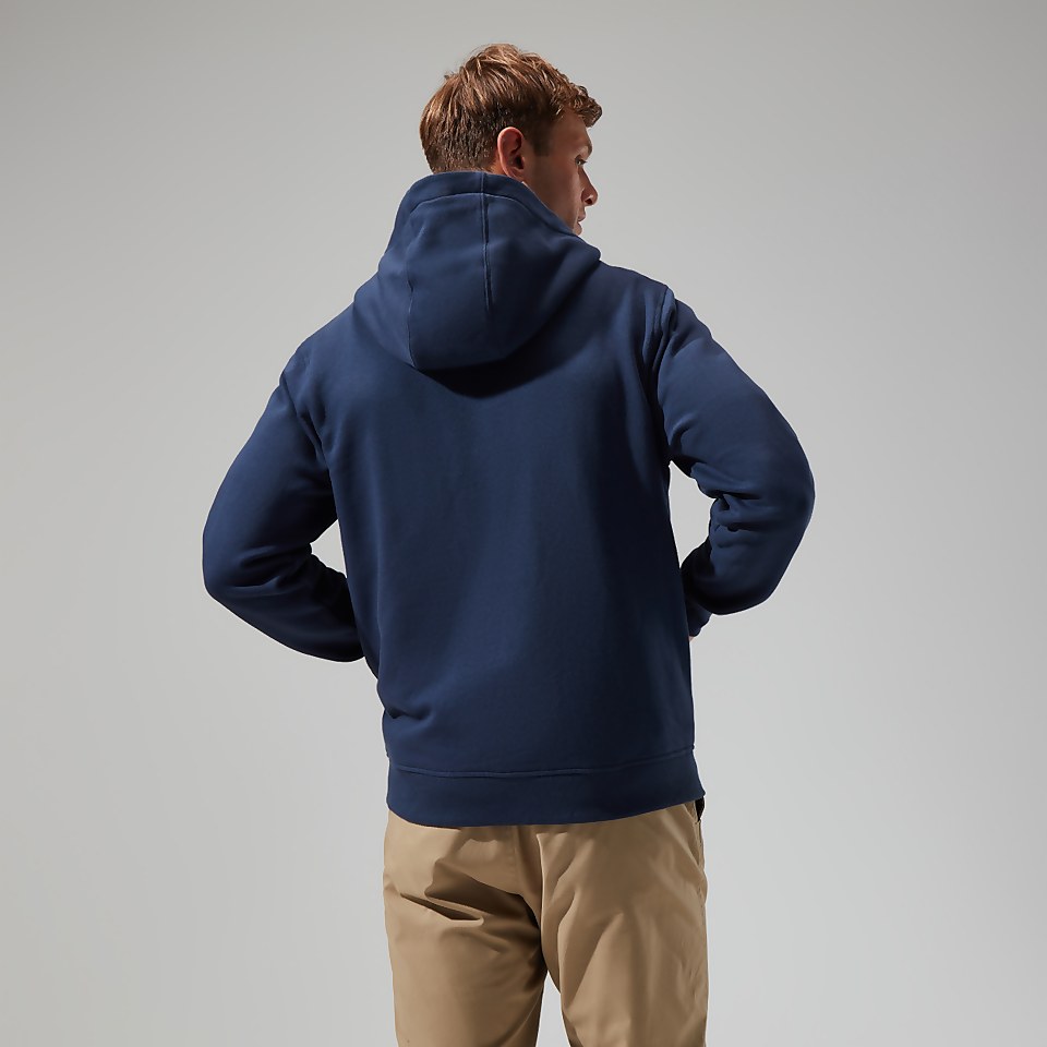 Men's Logo Full Zip Hoody Dark Blue