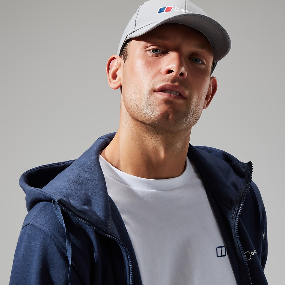 Men's Logo Full Zip Hoody Dark Blue