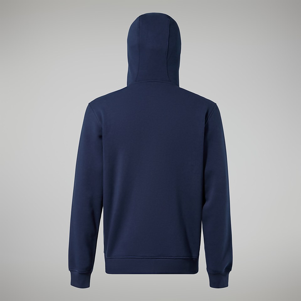 Men's Logo Full Zip Hoody Dark Blue