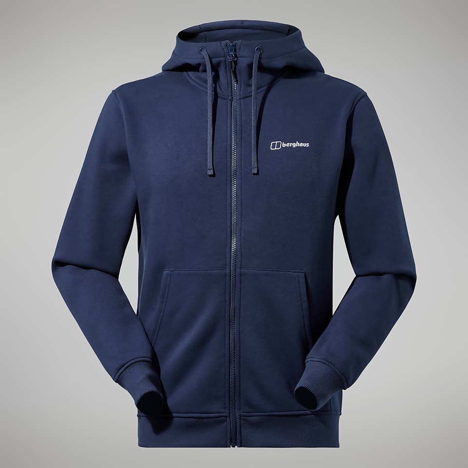 Men's Logo Full Zip Hoody Dark Blue