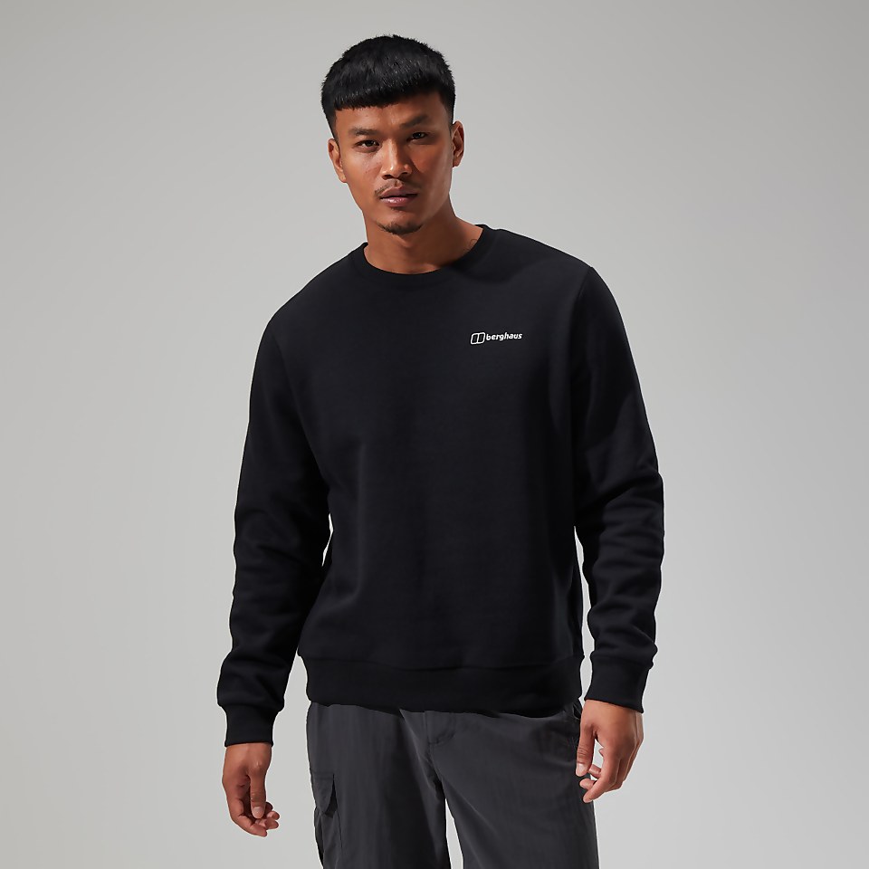 Men's Logo Crew Black