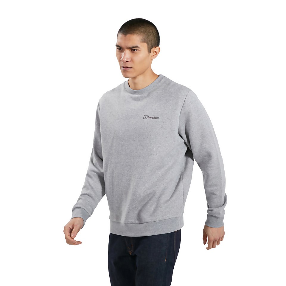 Men's Logo Crew Jumper Grey