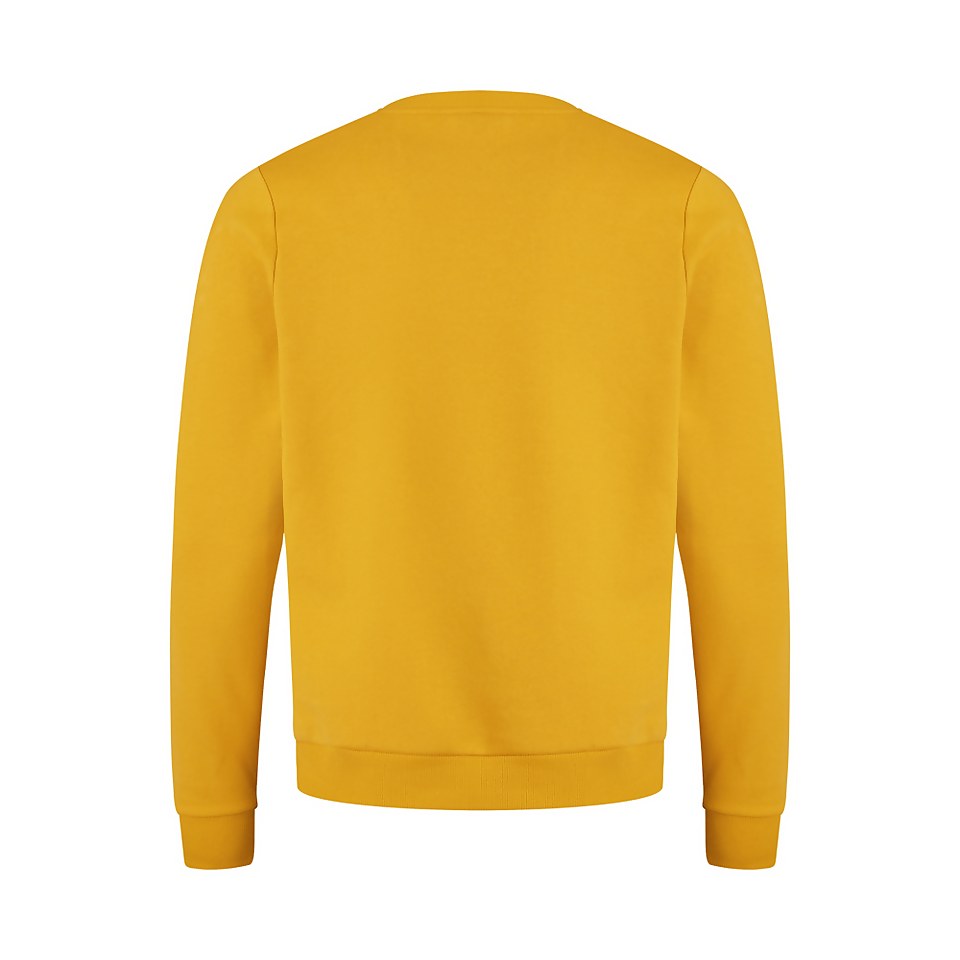 Men's Logo Crew Jumper Yellow