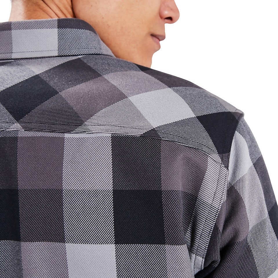 Men's Skawton Long Sleeve Shirt - Black / Grey