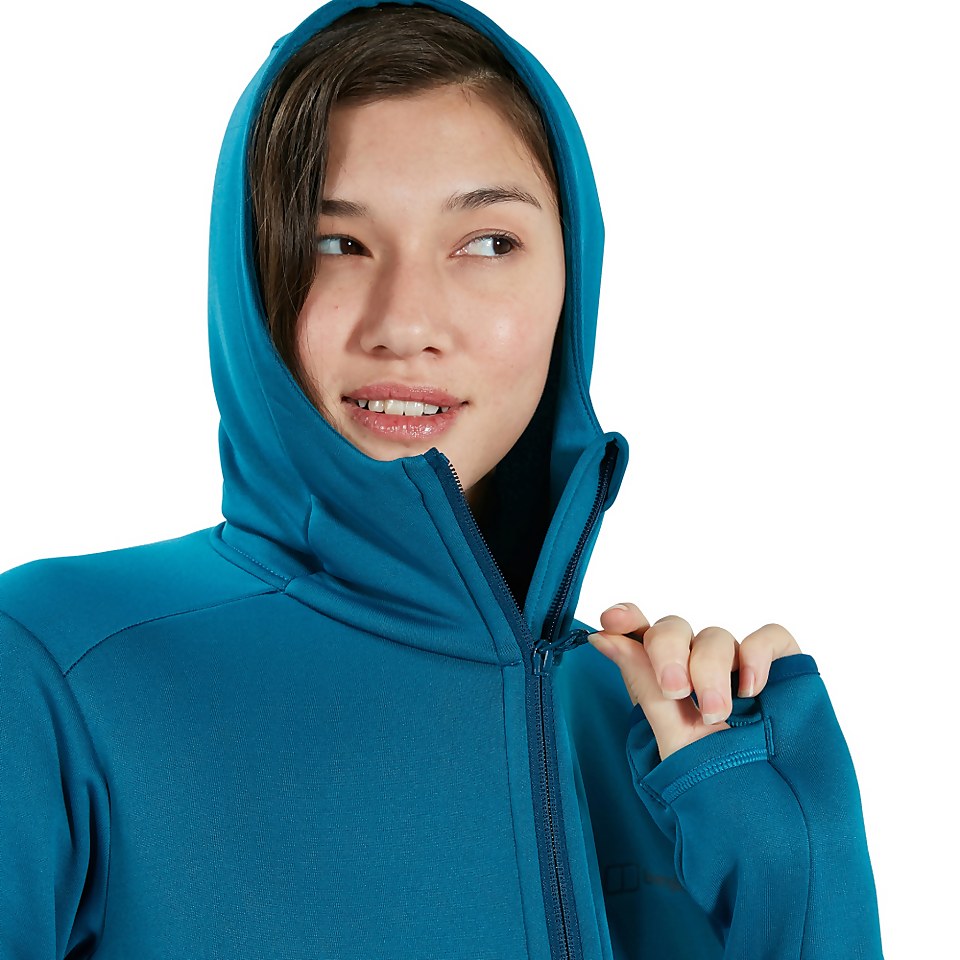 Women's Fourier Hooded Fleece - Blue