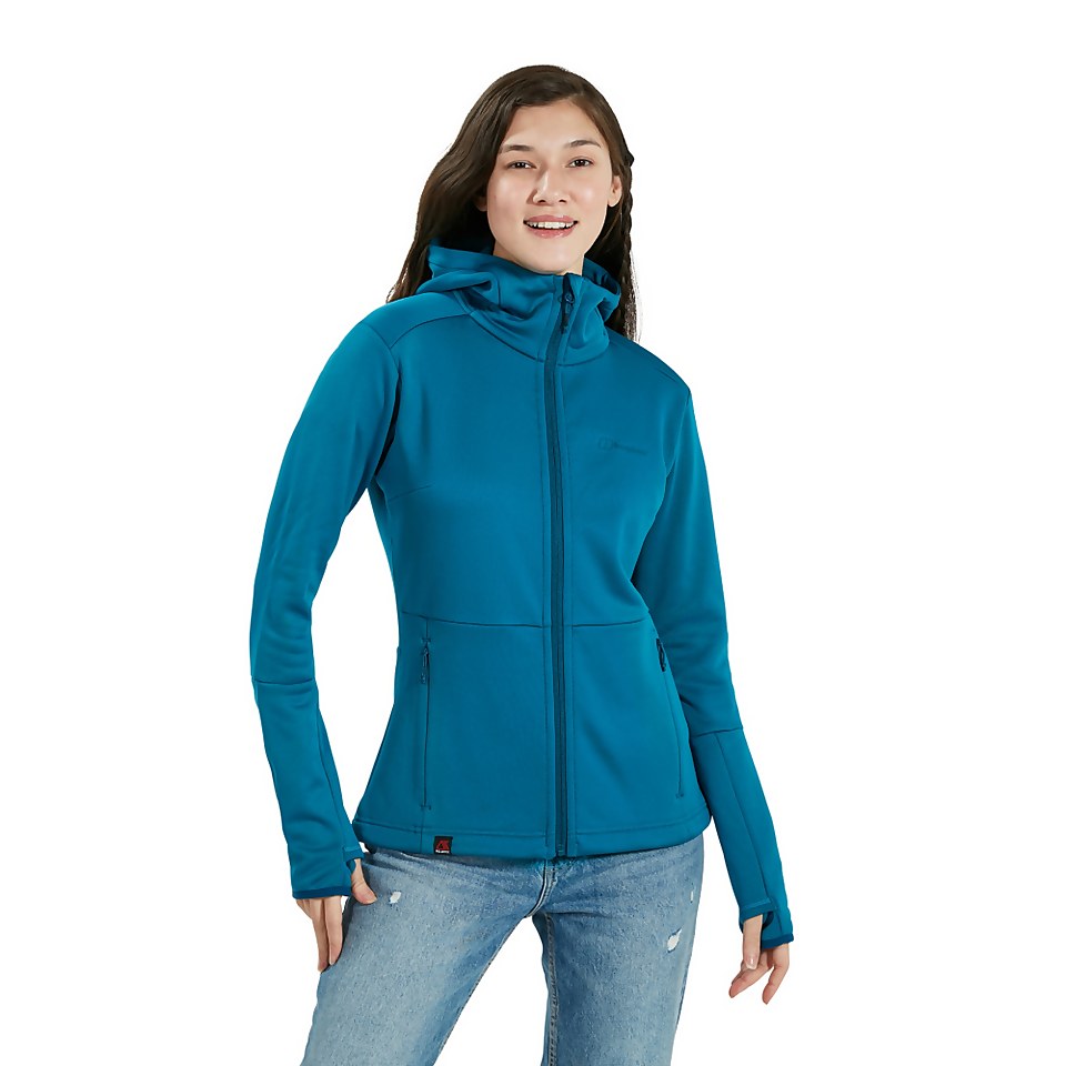 Women's Fourier Hooded Fleece - Blue
