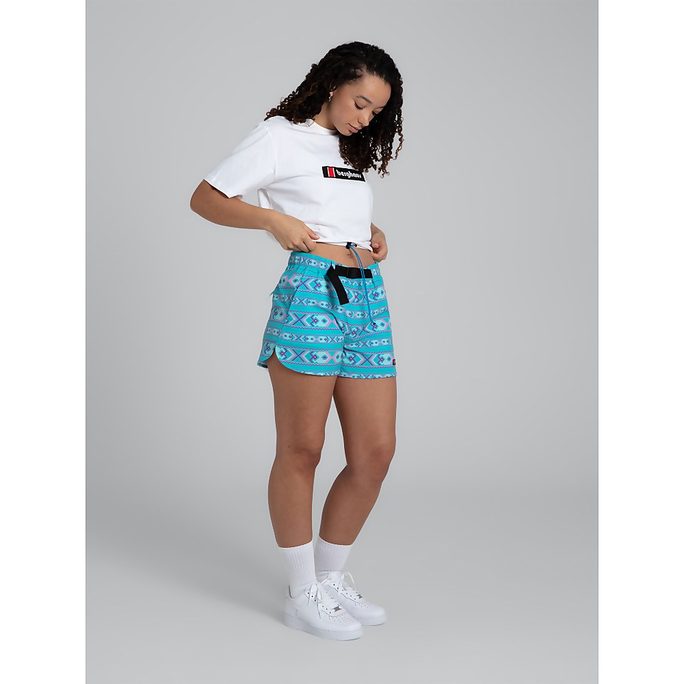 Women's Cropped Toggle Tee - White