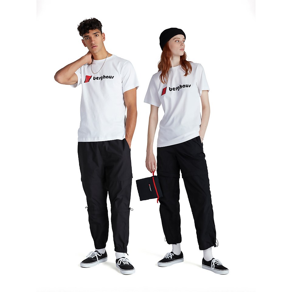 Unisex Organic Heritage Front Logo Tee - White