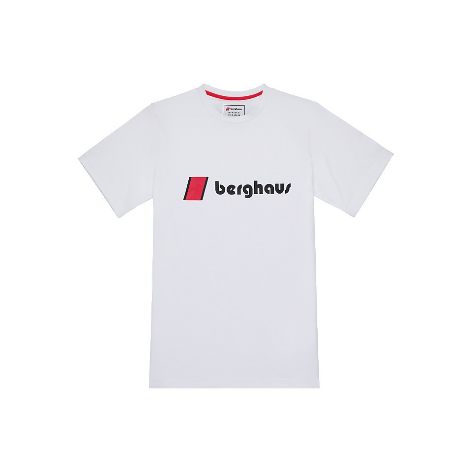 Unisex Organic Heritage Front Logo Tee - White