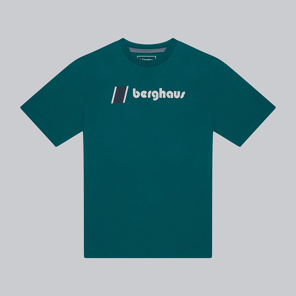 Unisex Organic Heritage Front Logo Tee - Dark Green