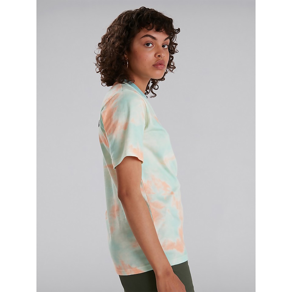 Unisex Heritage Front & Back Logo Tee - Pink / Light Blue