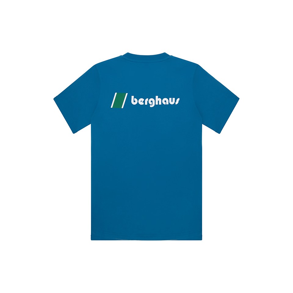 Unisex Heritage Front & Back Logo Tee - Blue