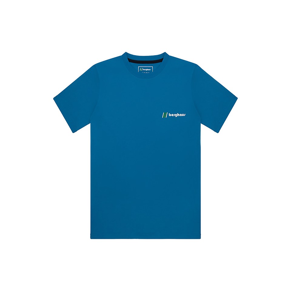 Unisex Heritage Front & Back Logo Tee - Blue