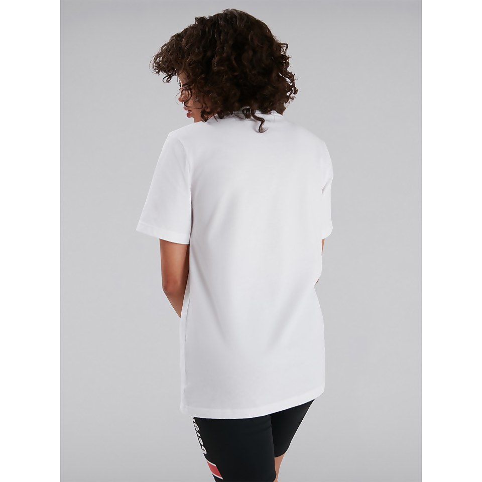 Unisex Triptic Mera Peak Short Sleeve Tee - White