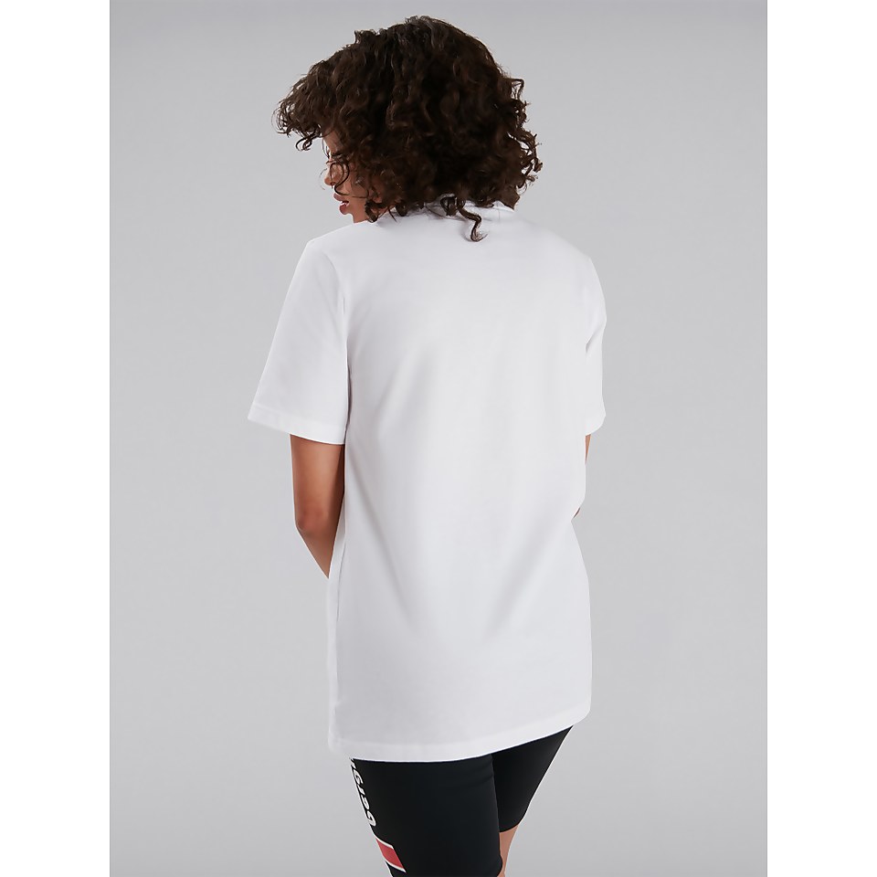 Unisex Triptic Mera Peak Short Sleeve Tee - White