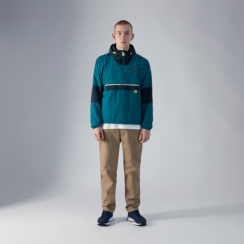 BERGHAUS CO-ORD WIND WP HZIP AM DKGRN/DKBLU