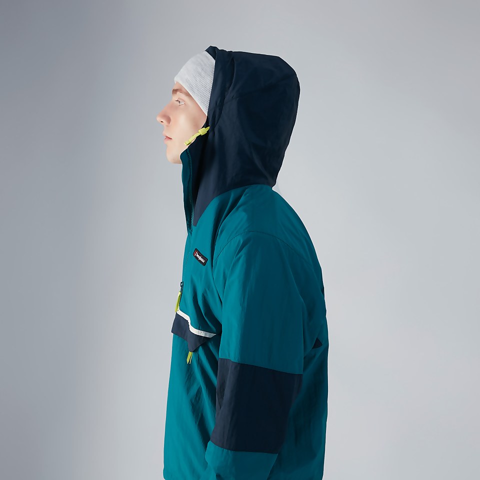 BERGHAUS CO-ORD WIND WP HZIP AM DKGRN/DKBLU