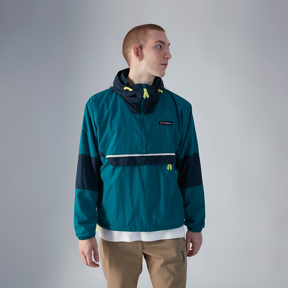 BERGHAUS CO-ORD WIND WP HZIP AM DKGRN/DKBLU