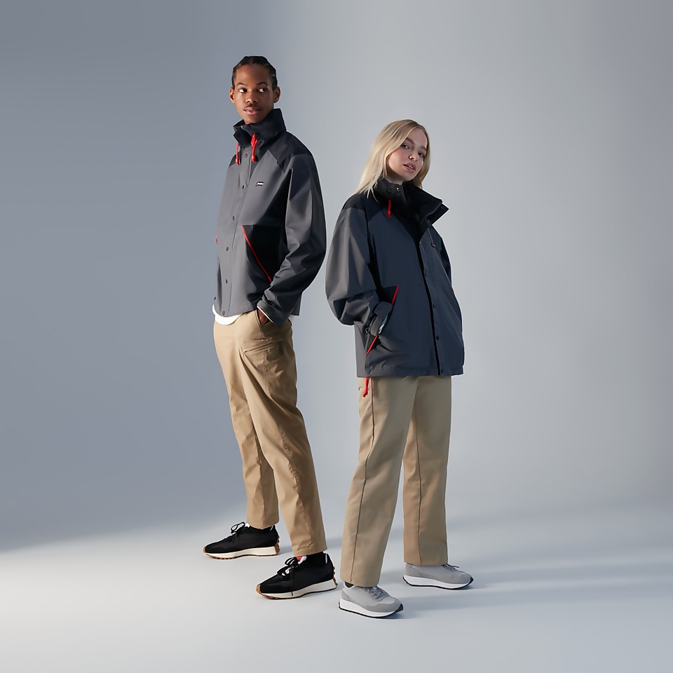Unisex Mayeurvate Waterproof Jacket - Grey / Black