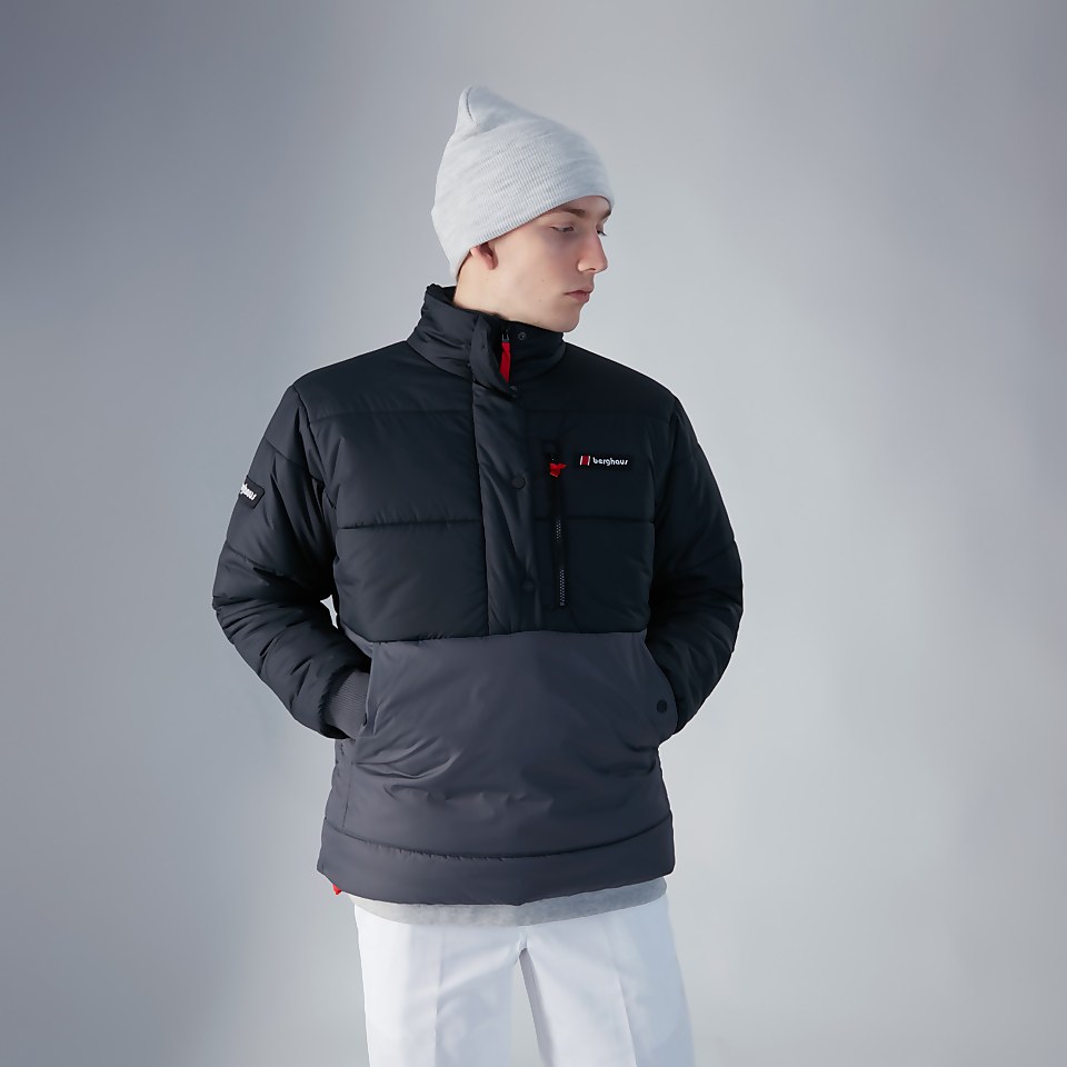 Unisex Selapass Insulated Half Zip Jacket - Black / Grey