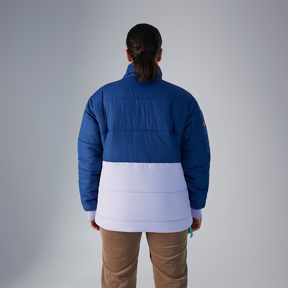 Unisex Selapass Insulated Half Zip Jacket - Blue / Purple