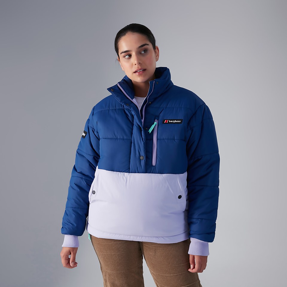 Unisex Selapass Insulated Half Zip Jacket - Blue / Purple