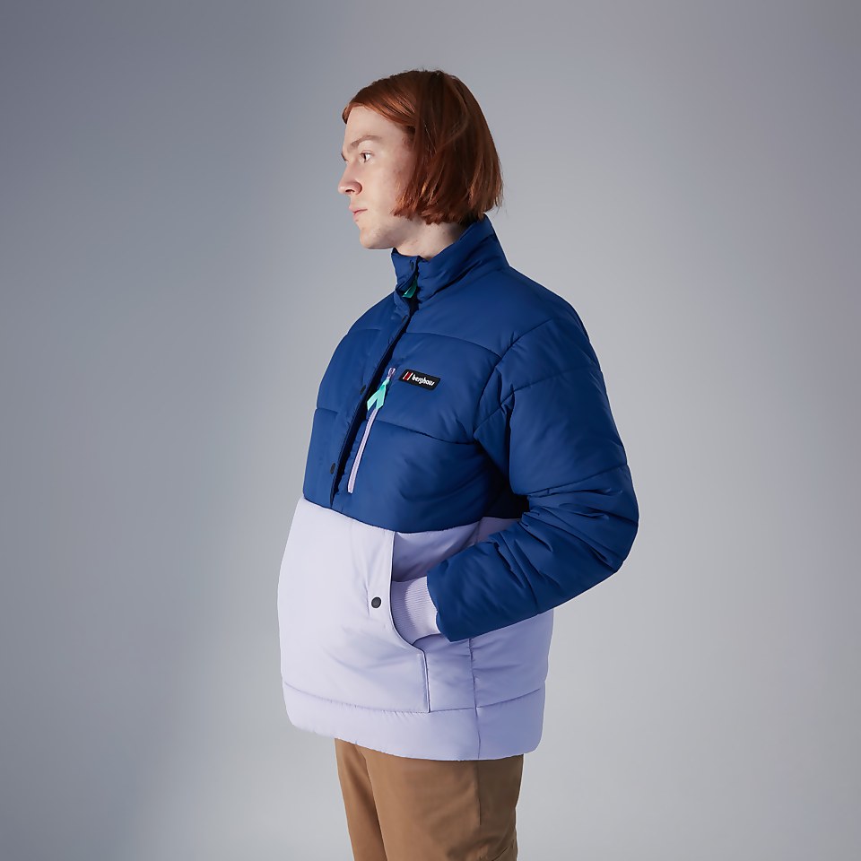 Unisex Selapass Insulated Half Zip Jacket - Blue / Purple