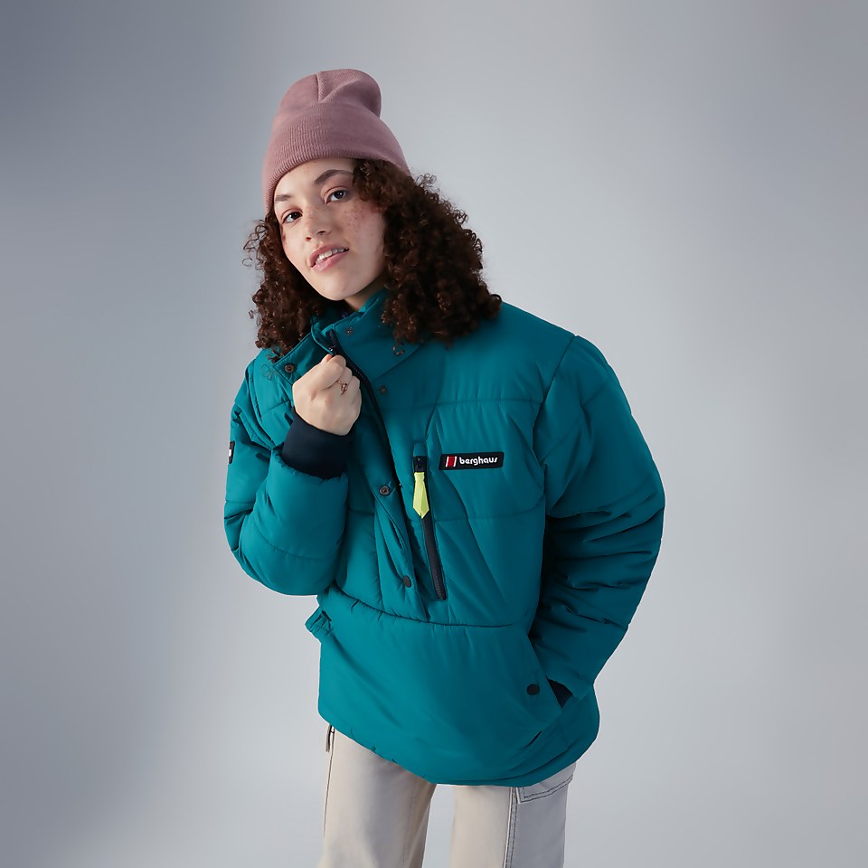 Unisex Selapass Insulated Half Zip Jacket - Green