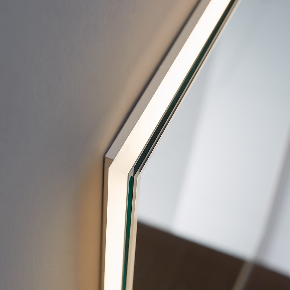 Kingham Super Slim Edge LED Mirror - 800x600mm