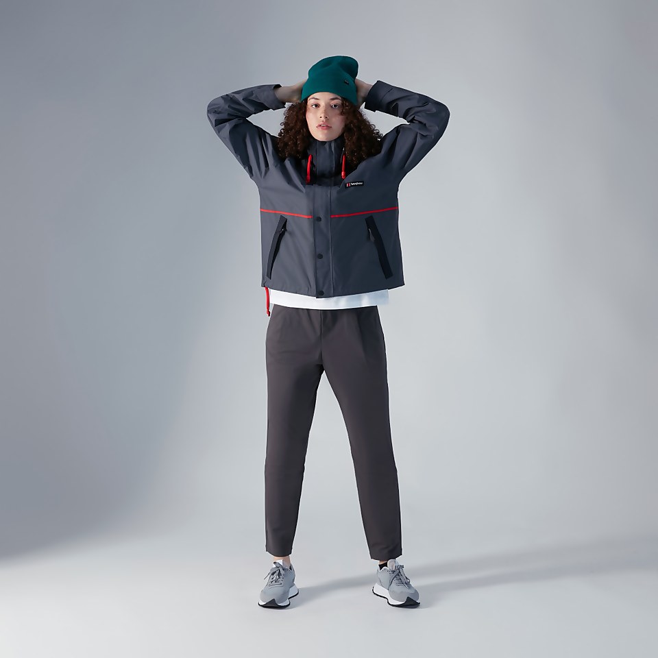Women's Mayeurvate Waterproof Jacket - Grey/Black