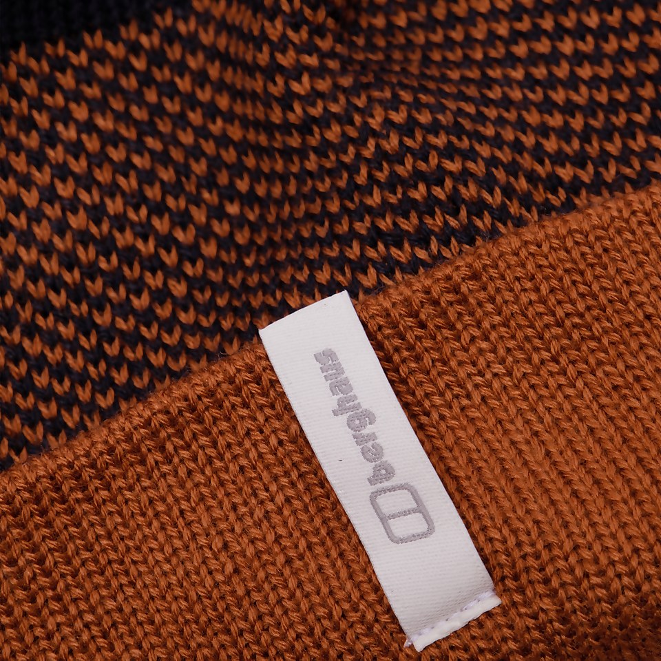 Unisex Kingstun Beanie - Dark Blue/Brown