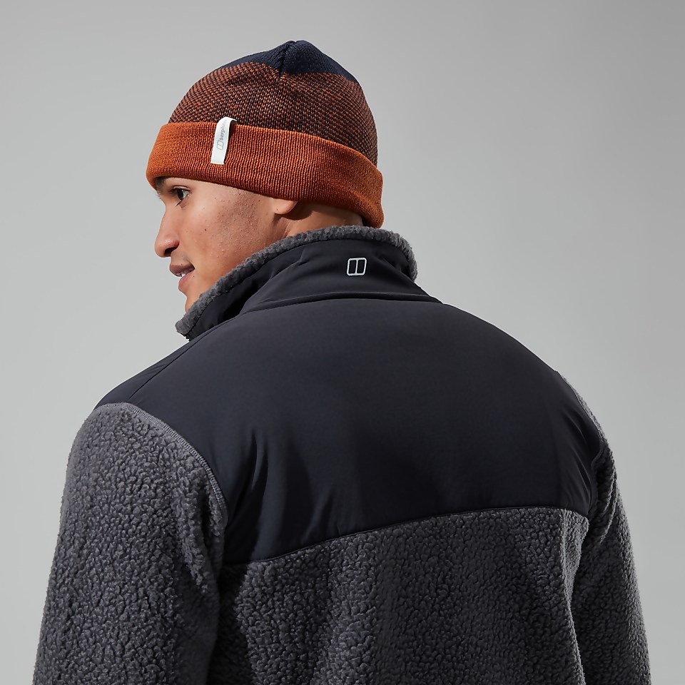 Unisex Kingstun Beanie - Dark Blue/Brown