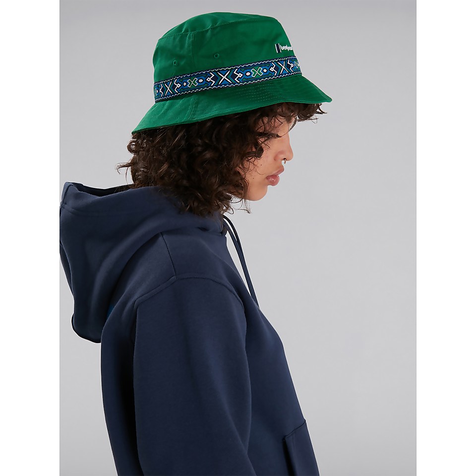 Unisex Aztec Bucket Hat - Green