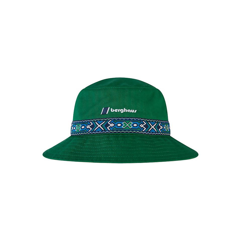 Unisex Aztec Bucket Hat - Green