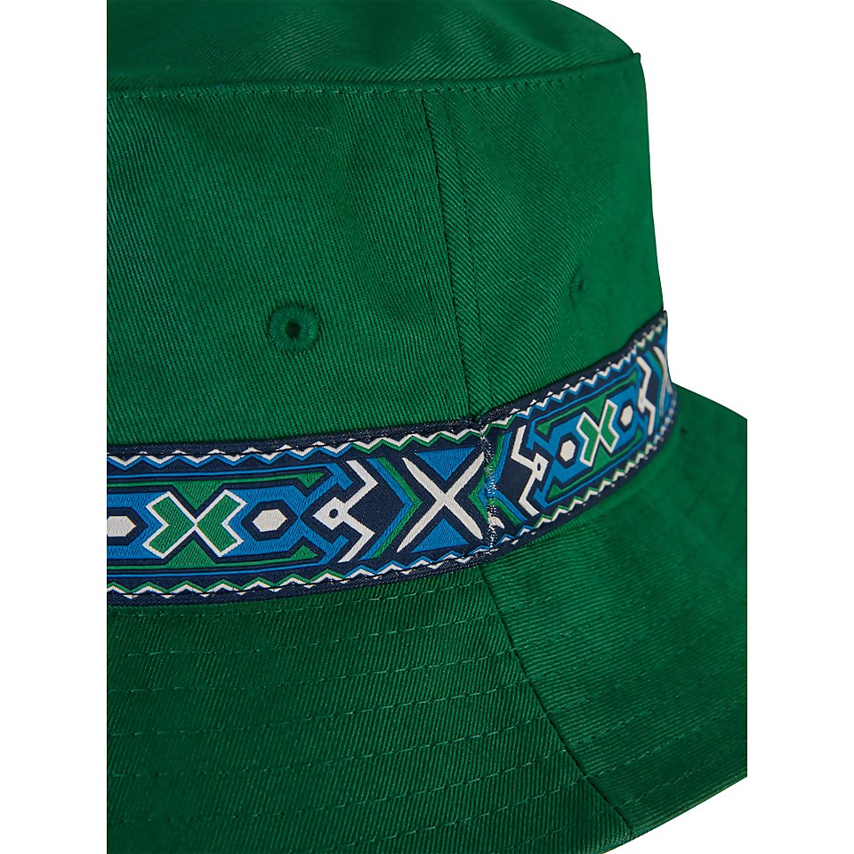 Unisex Aztec Bucket Hat - Green
